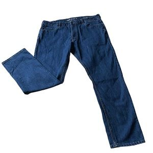 Mens Denver Hayes Flextech Blue Jeans - Size 42 x 32